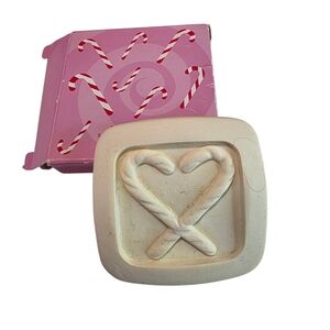 Vintage Avon Candy Cane Heart Soap In The Box